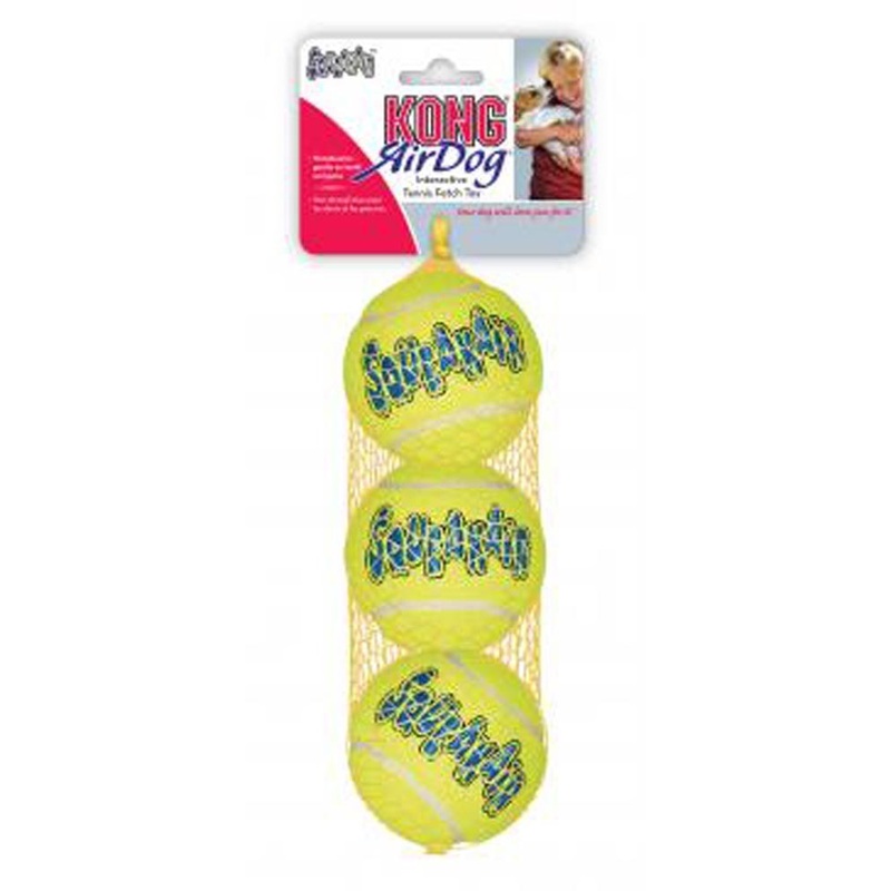 Kong Squeakair Ball Medium 3 Pack for Dogs