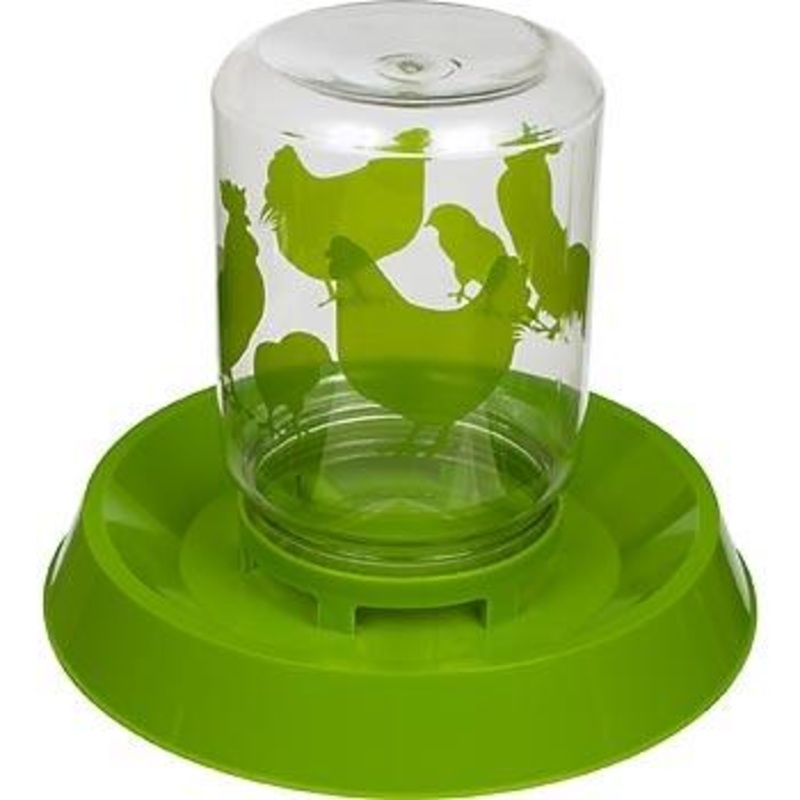 LIXIT Chicken Feeder and Waterer 128oz