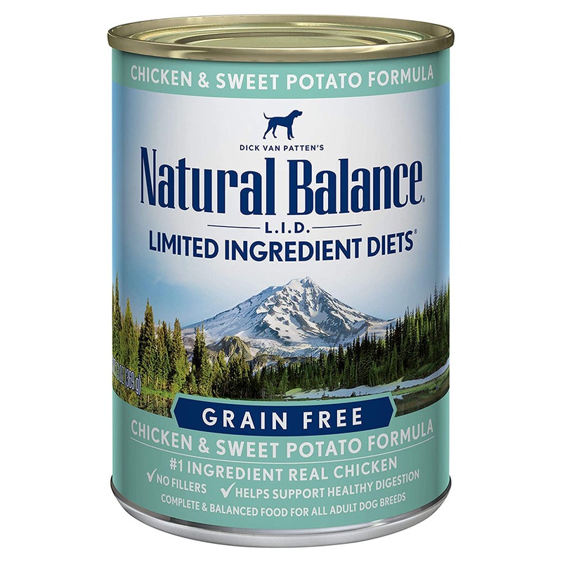 Natural Balance LID Limited Ingredient Diet Wet Dog Food – Chicken & Sweet Potato – 13oz Can