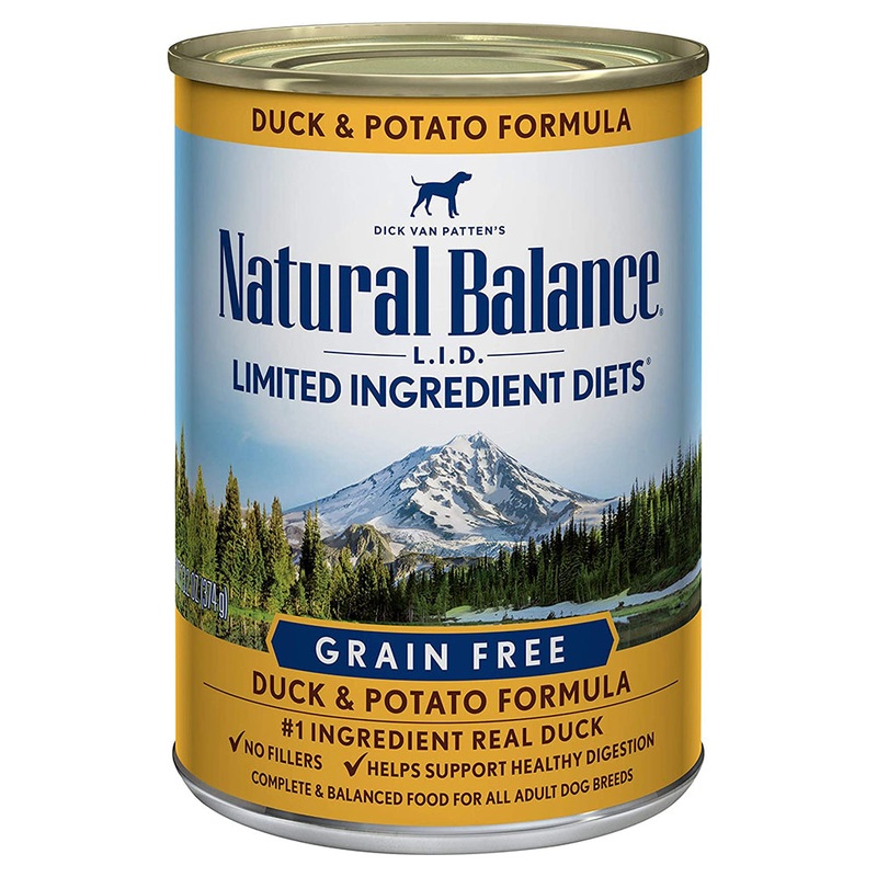 Natural Balance LID Limited Ingredient Diet Wet Dog Food – Duck & Potato – 13oz Can