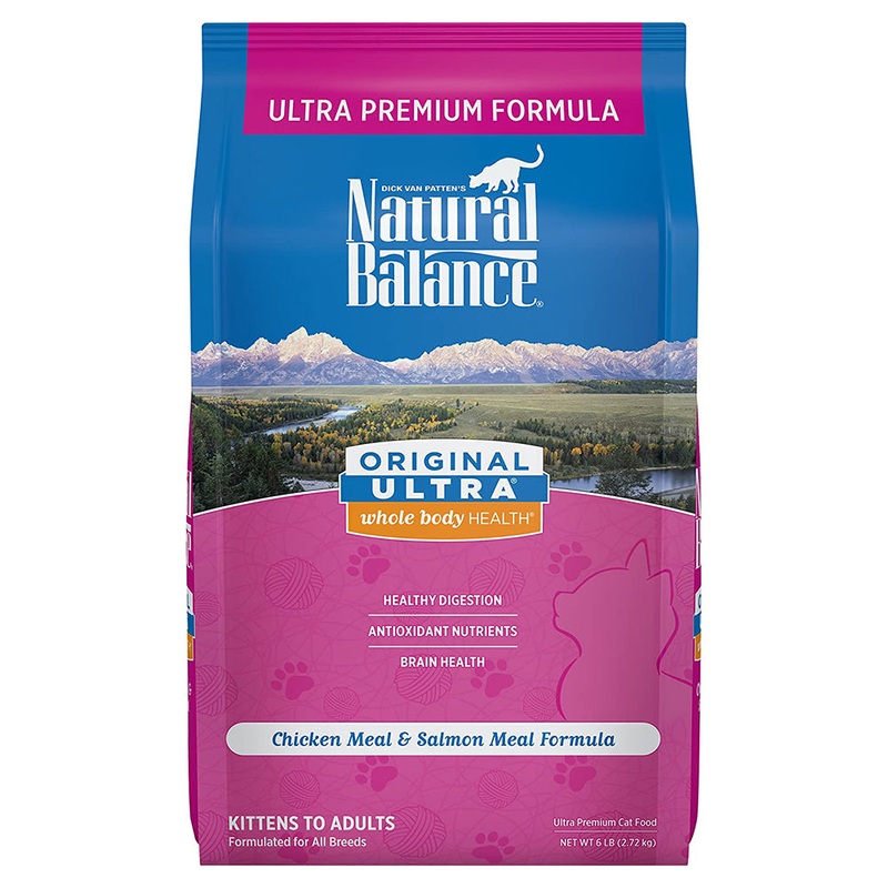 Natural Balance Ultra Dry Cat Food – Chicken & Salmon – 6lb Bag