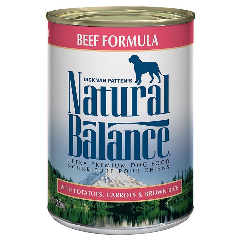 Natural Balance Ultra Premium Wet Dog Food – Beef Wet Dog Food – 13oz Can