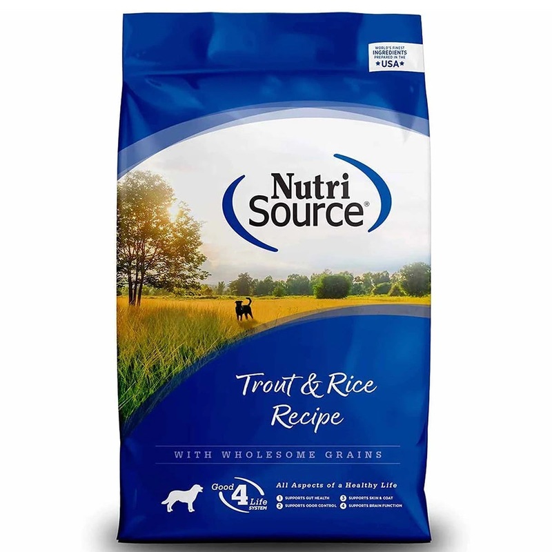 Nutrisource Trout & Brown Rice Recipe Dry Dog Food 26lb