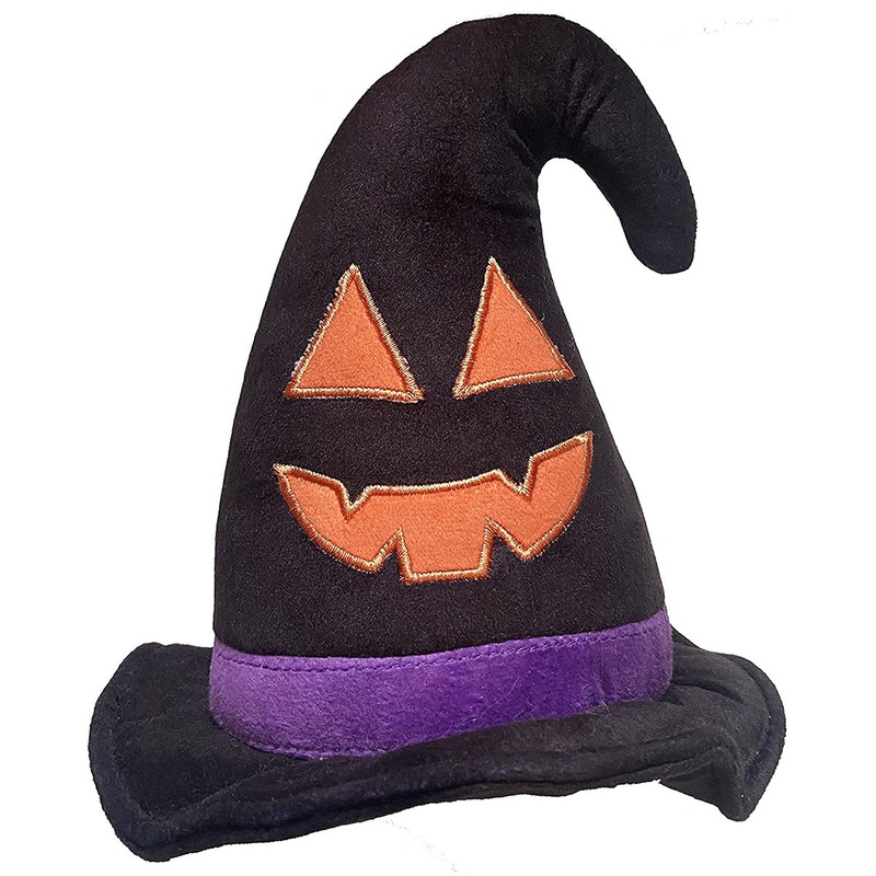 Lulubelles Power Plush Witch Hat Plush Dog Toy