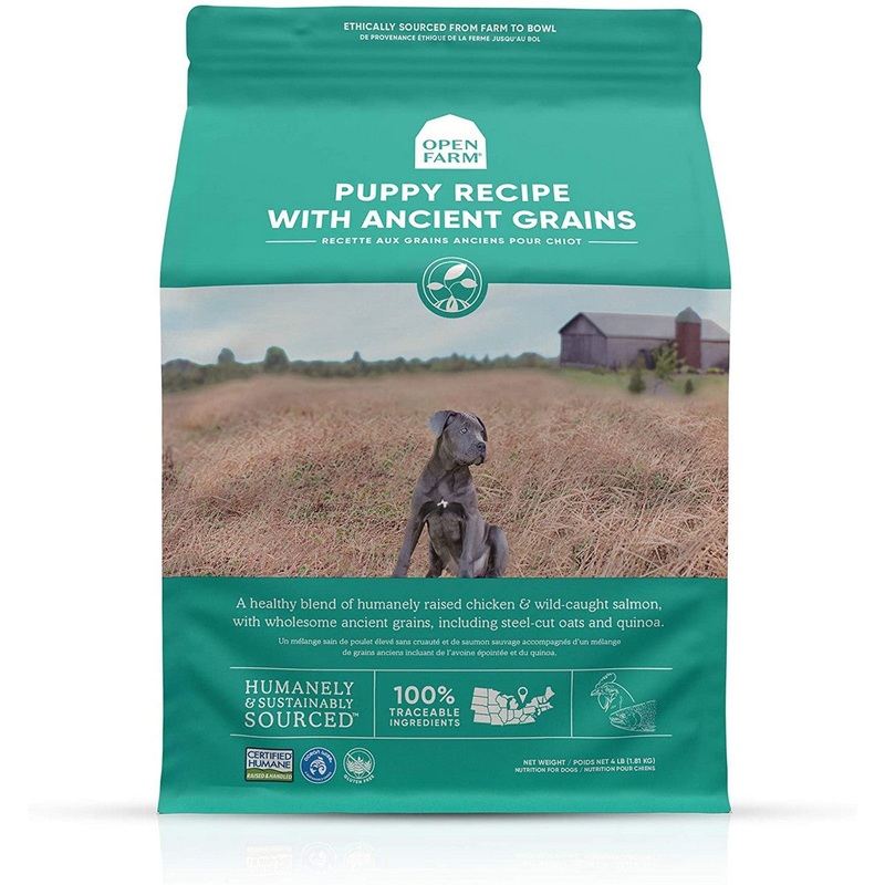 Open Farm Ancient Grains Puppy Dry Dog Food – Ancient Grains – 22lb Bag