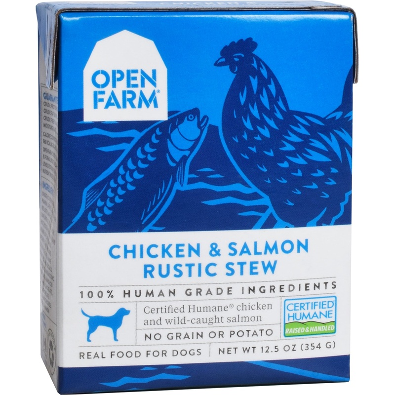 Open Farm Rustic Stew Wet Dog Food – Chicken & Salmon Rustic Stew – 12.5oz
