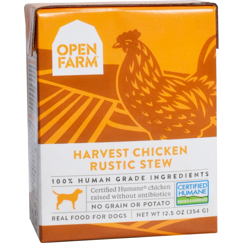 Open Farm Rustic Stew Wet Dog Food – Harvest Chicken Rustic Stew – 12.5oz Tetra Pak