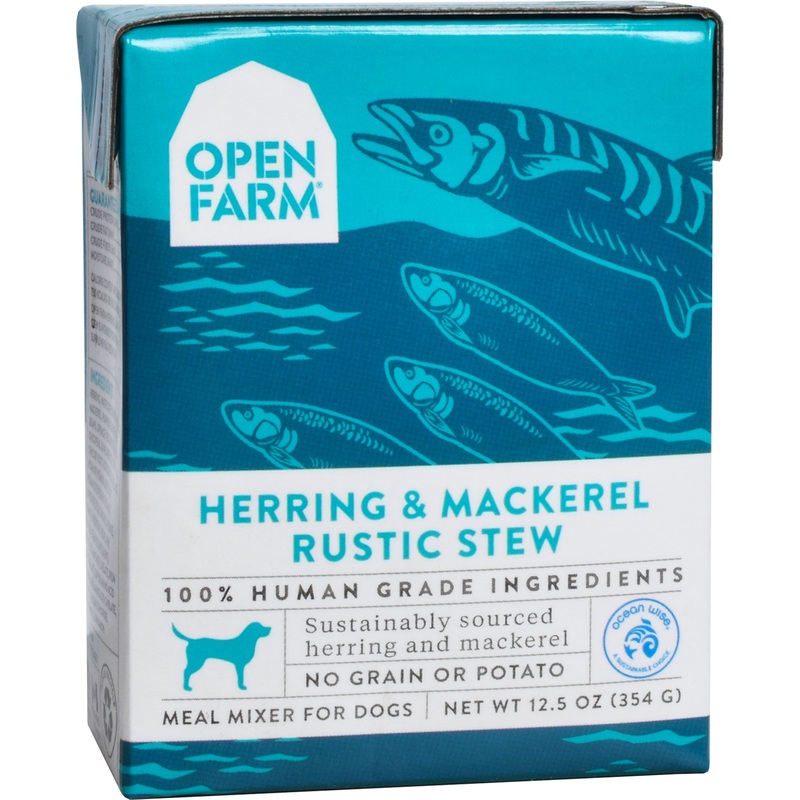 Open Farm Rustic Stew Wet Dog Food – Herring & Mackerel Rustic Stew – 12.5oz