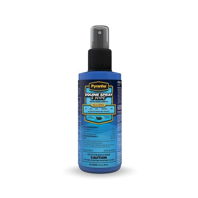 Pyranha Equine Spray & Wipe Water Based Formula 3.4oz
