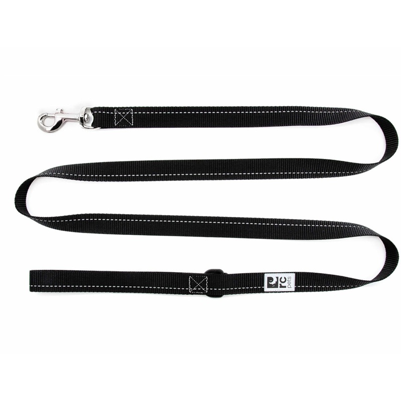 RC Pets Primary Dog Leash 1 x 4′ Black