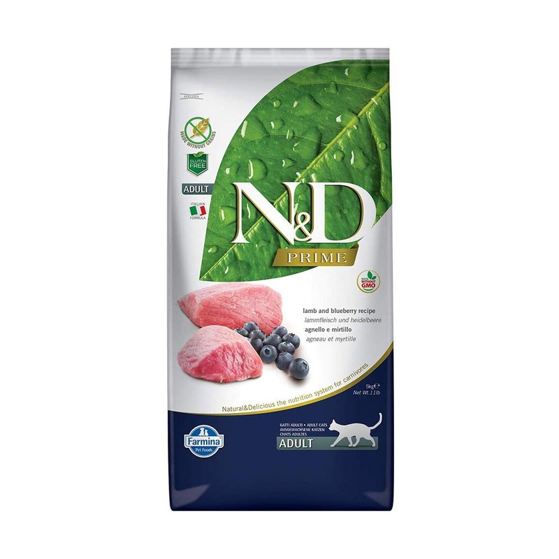 Farmina N&D Prime Grain-Free – Lamb & Blueberry – 11lb