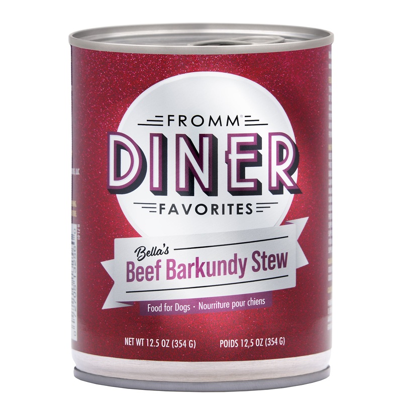 Fromm Diner Favorites Bella’s Beef Barkundy Stew Dog Food 12.5oz