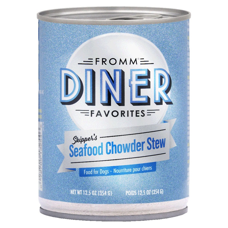 Fromm Diner Favorites Skipper’s Seafood Chowder Stew Dog Food 12.5oz