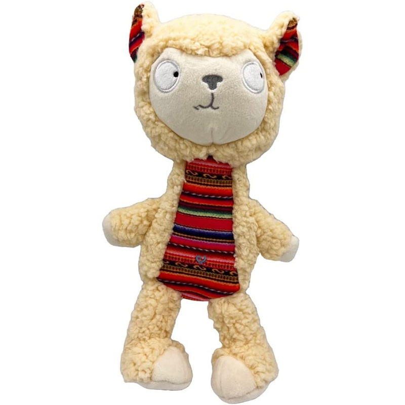 Huxley & Kent Lulubelles Power Plush Shama Llama Dog Toy Small