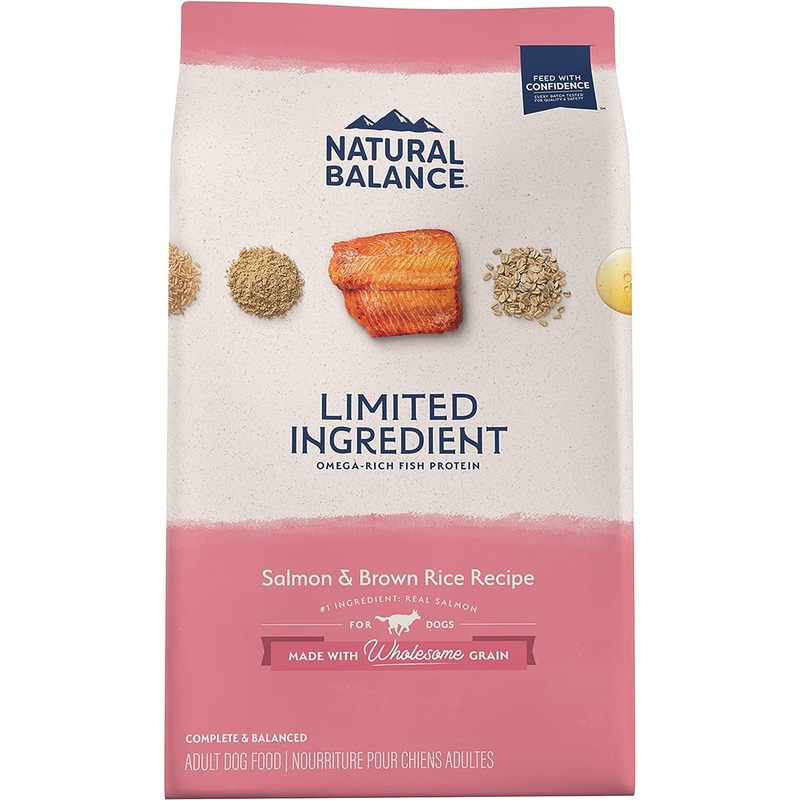 Natural Balance LID Limited Ingredient Diet Dry Dog Food – Salmon & Brown Rice – 24lb
