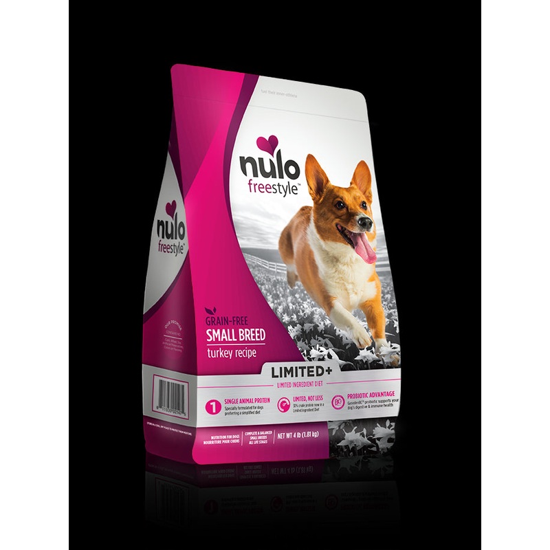 Nulo FreeStyle Small Breed Dog Limited+ Dry Dog Food – Turkey, 10lb Bag