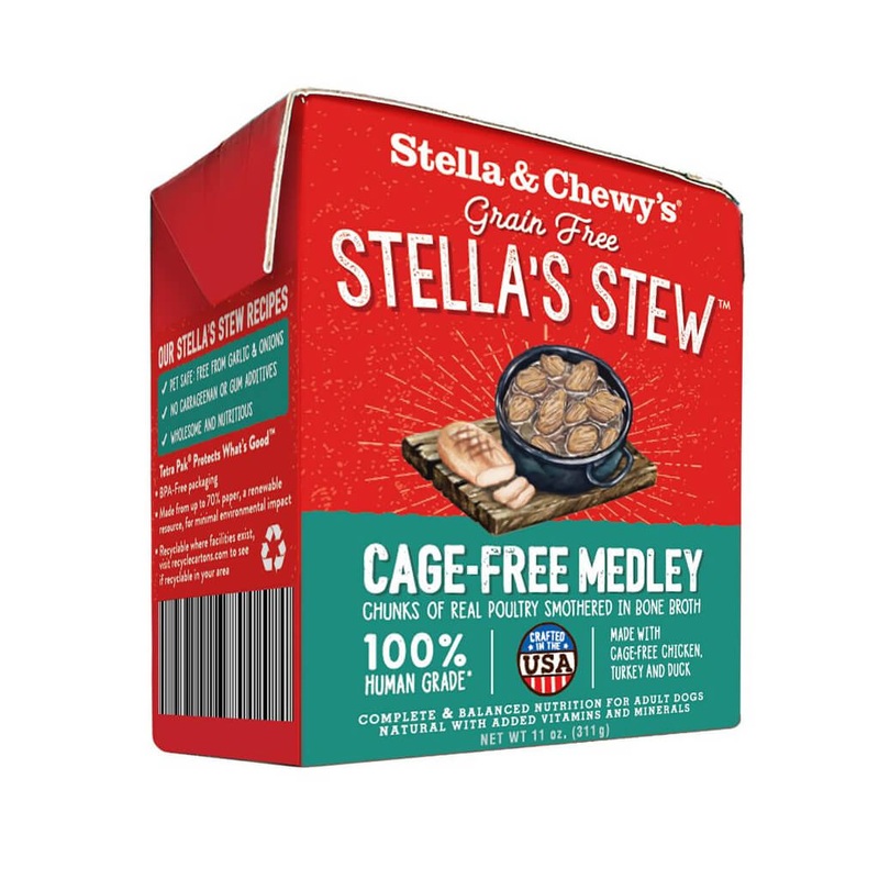 Stella & Chewy’s Cage-Free Medley Stew Wet Dog Food 11oz