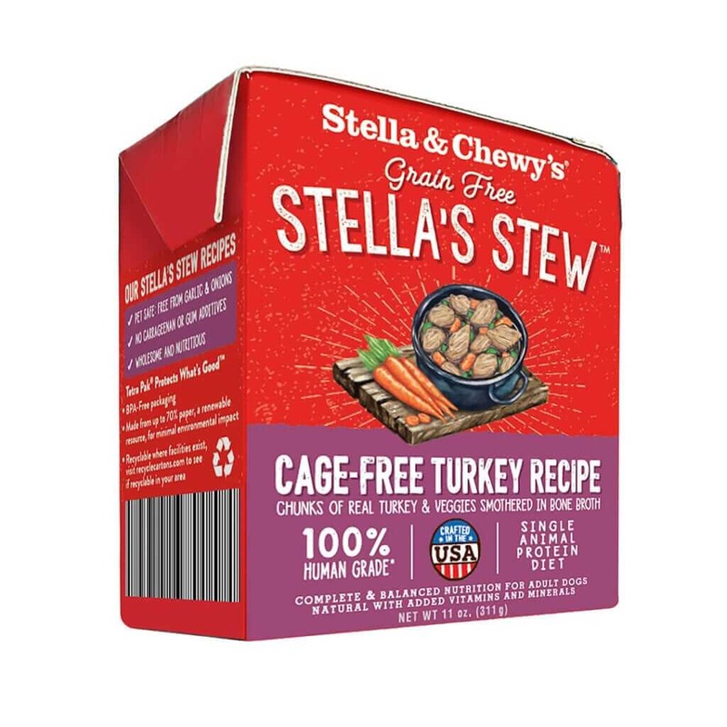 Stella & Chewy’s Cage-Free Turkey Stew Wet Dog Food 11oz