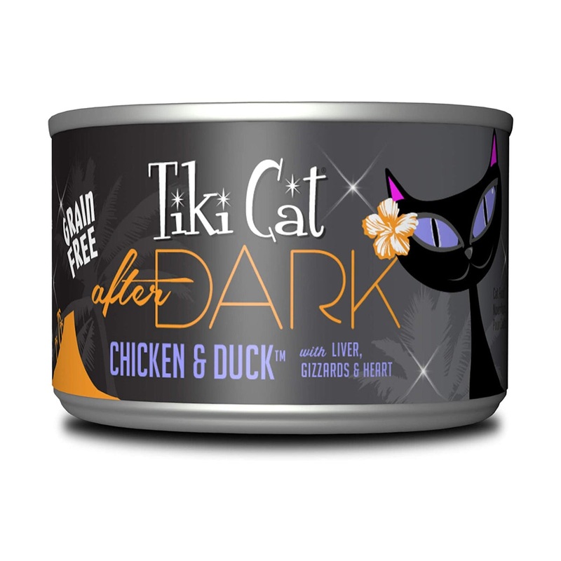 Tiki Cat After Dark Chicken Duck Canned Cat Food 6oz