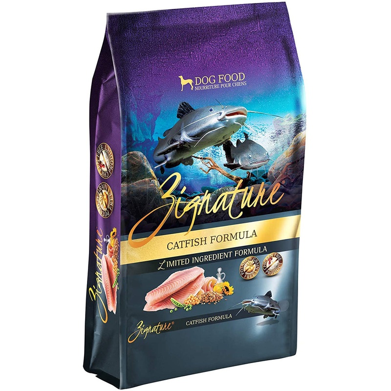 Zignature Dry Dog Food – Catfish – 4lbs Bag