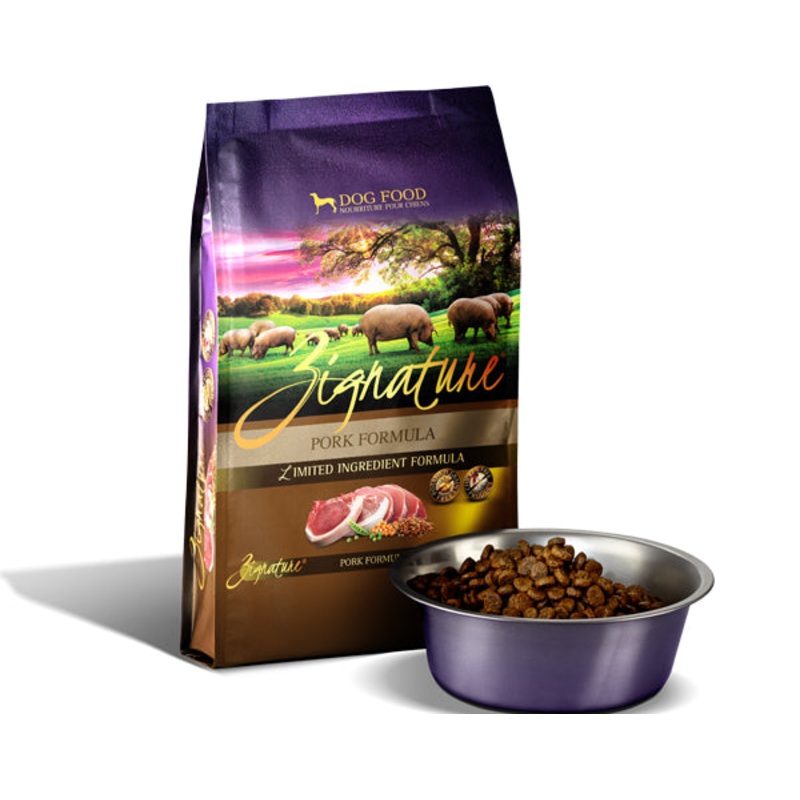 Zignature Dry Dog Food – Pork – 12.5lb Bag