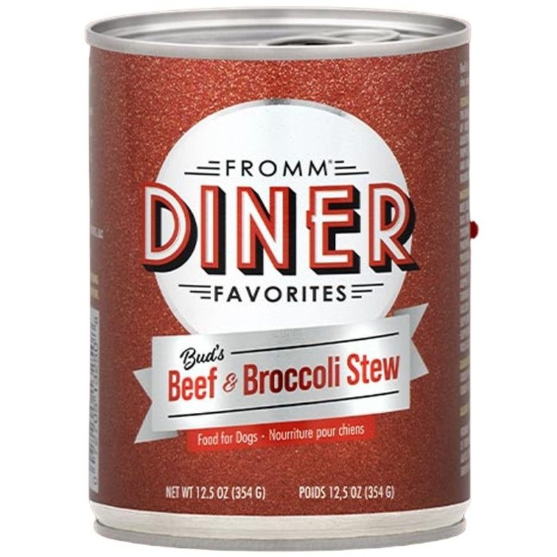 Fromm Bud’s Beef & Broccoli Stew Canned Dog Food 12.5oz