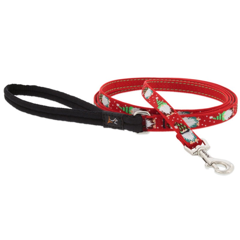 Lupine Dog Leash  1/2 Wide x 4′ Length Gnomes
