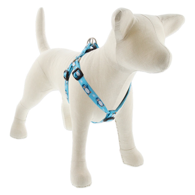 Lupine Holiday Roman 3/4 Wide 20-32 Girth Size Penguin Party Dog Harness
