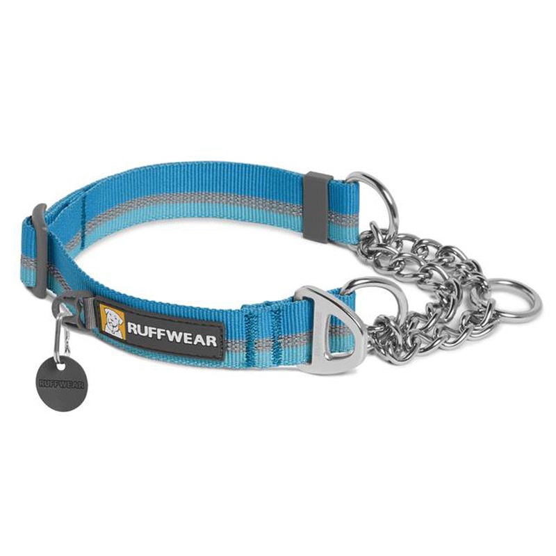 Ruffwear Chain Reaction Dog Collar 20-26 Large Blue Dusk