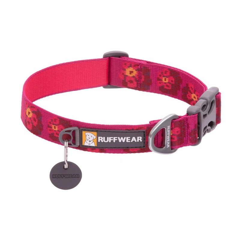 Ruffwear Flat Out Dog Collar Alpenglow Burst Large 20-26