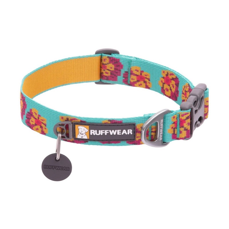 Ruffwear Flat Out Dog Collar Spring Burst Large 20-26