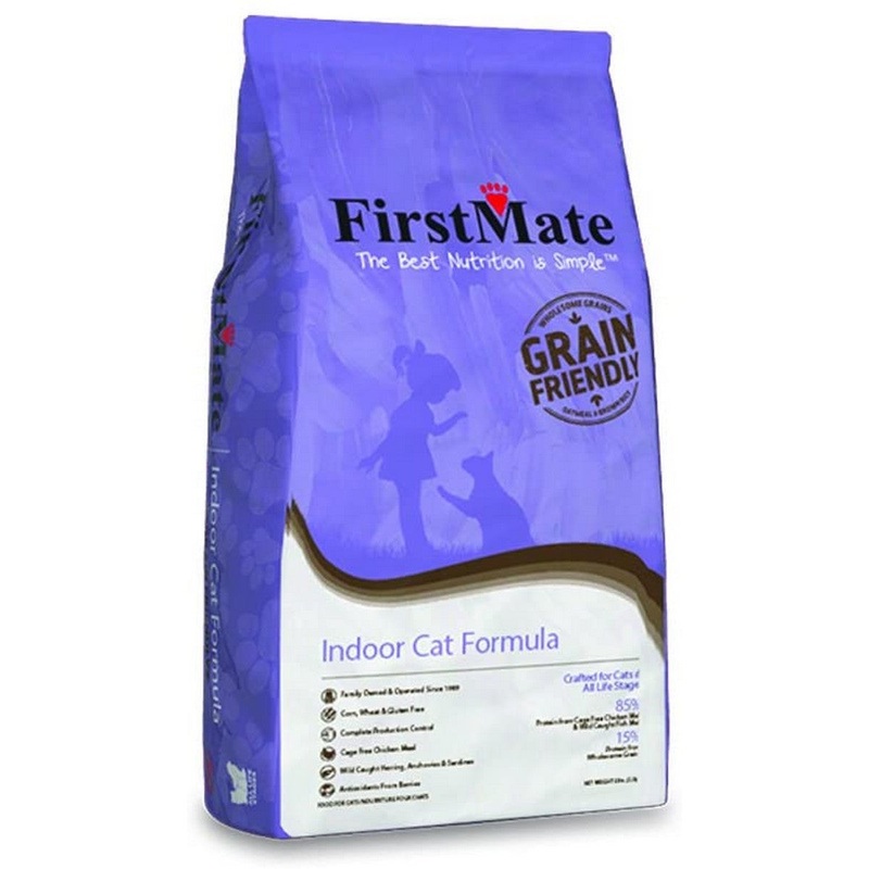 First Mate Grain Friendly Indoor Cat Food 5lb