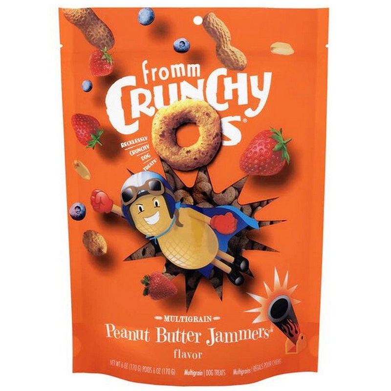 Fromm Crunchy O’s Peanut Butter Jammers Dog Treats 6oz