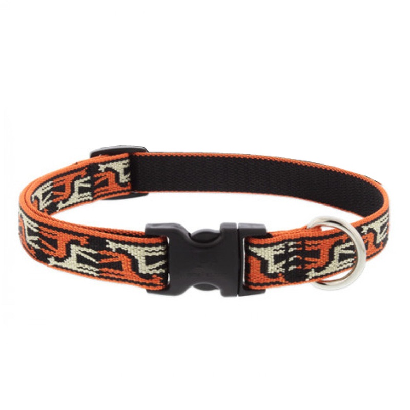 Lupine Adjustable Dog Collar 3/4 Wide X 15-22 Neck Size Giraffes