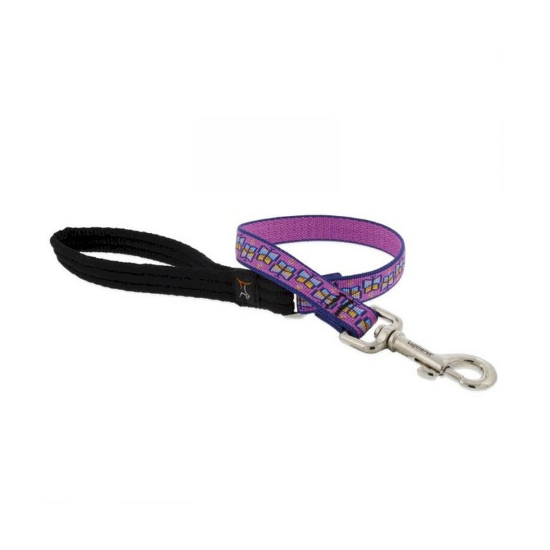 Lupine Dog Leash 3/4 Wide X 4′ Long Flutterby