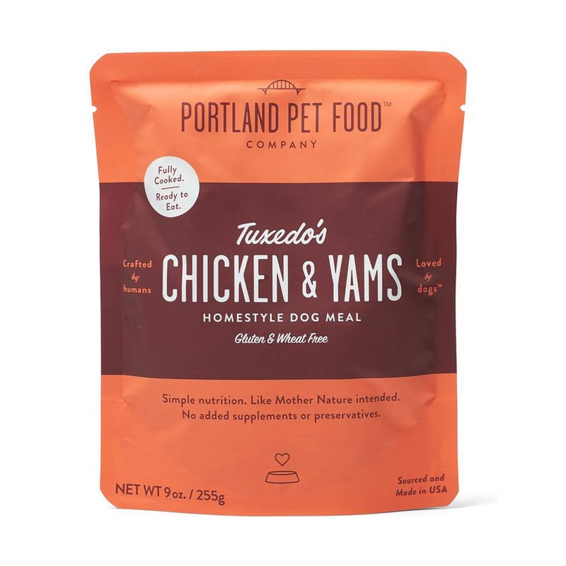 Portland Pet Tuxedo’s Chicken & Yams Meal Pouch Dog Treats 9oz