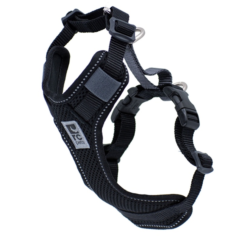 RC Pets Moto Control Harness Girth 25-35 Black/Grey Large