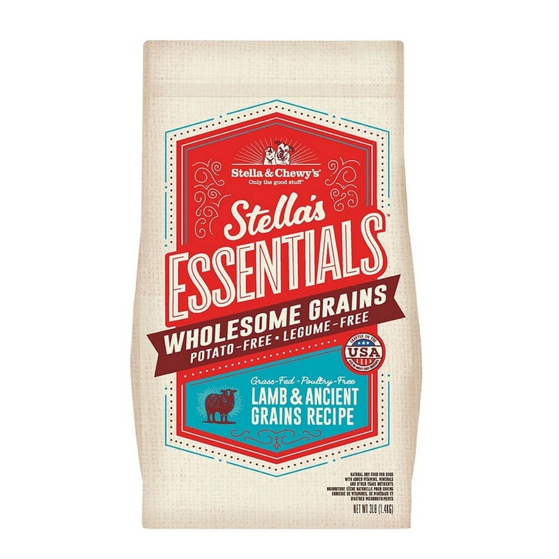 Stella & Chewy’s Essentials Ancient Grains Grass-Fed Lamb Dry Dog Food 3lb