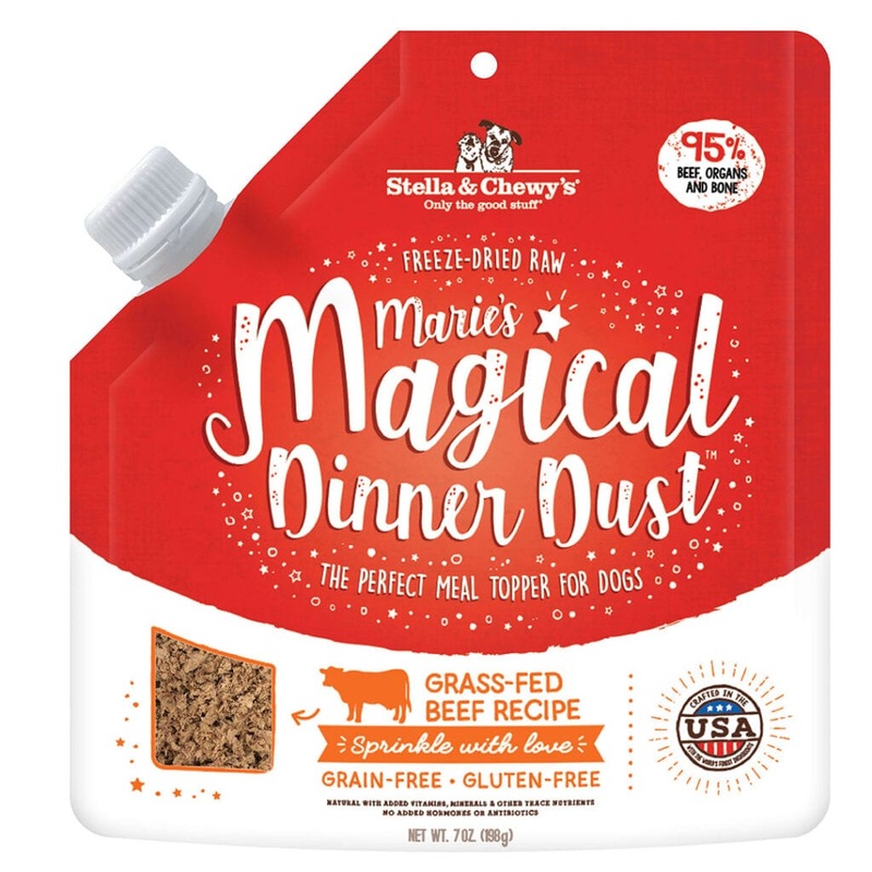 Stella & Chewy’s Marie’s Magical Dinner Dust Grass-Fed Beef Raw Dog Food 7oz