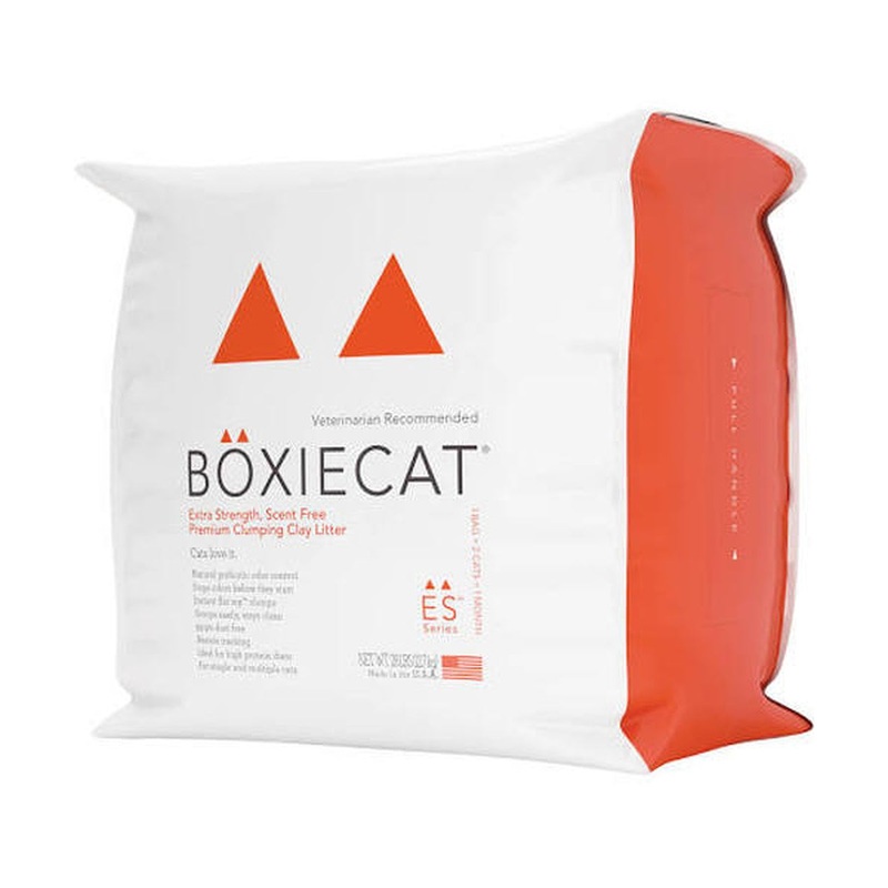 Boxiecat Extra Strength Scent Free Premium Clumping Clay Cat Litter 28lb