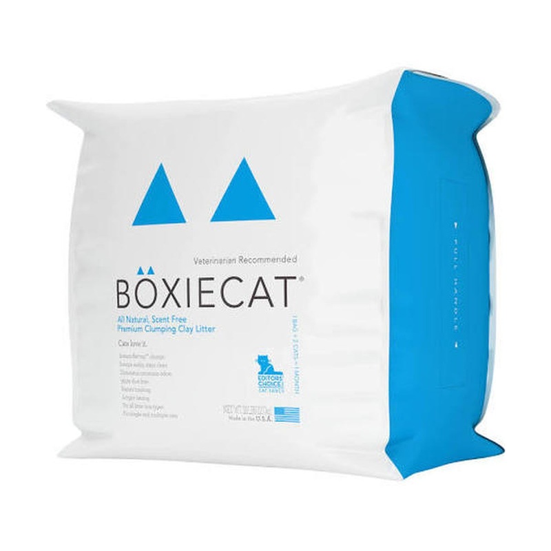 Boxiecat Scent Free Premium Clumping Clay Cat Litter 28lb