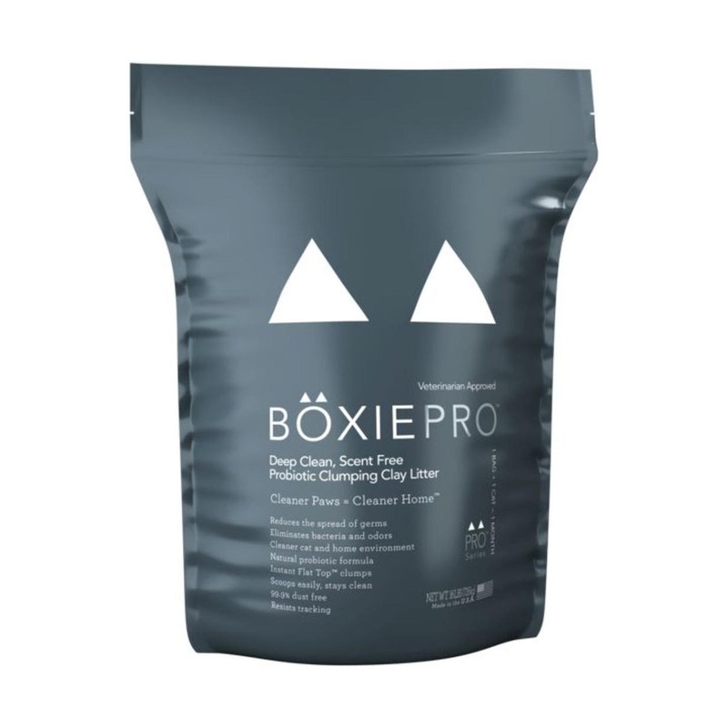 Boxiecat Scent-Free Probiotic Clumping Clay Cat Litter 16lb
