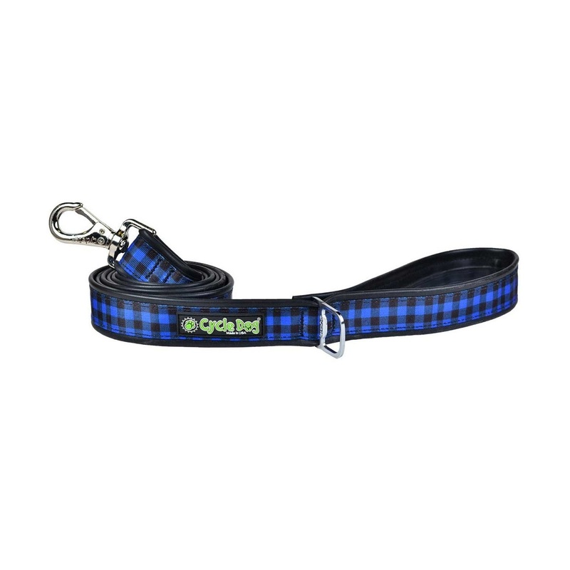 Cycle Dog Blue Plaid Dog Leash 6′