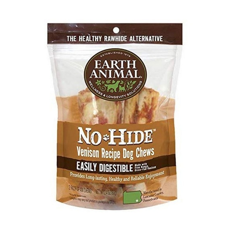 Earth Animal No Hide Venison Chew 4 2Pk