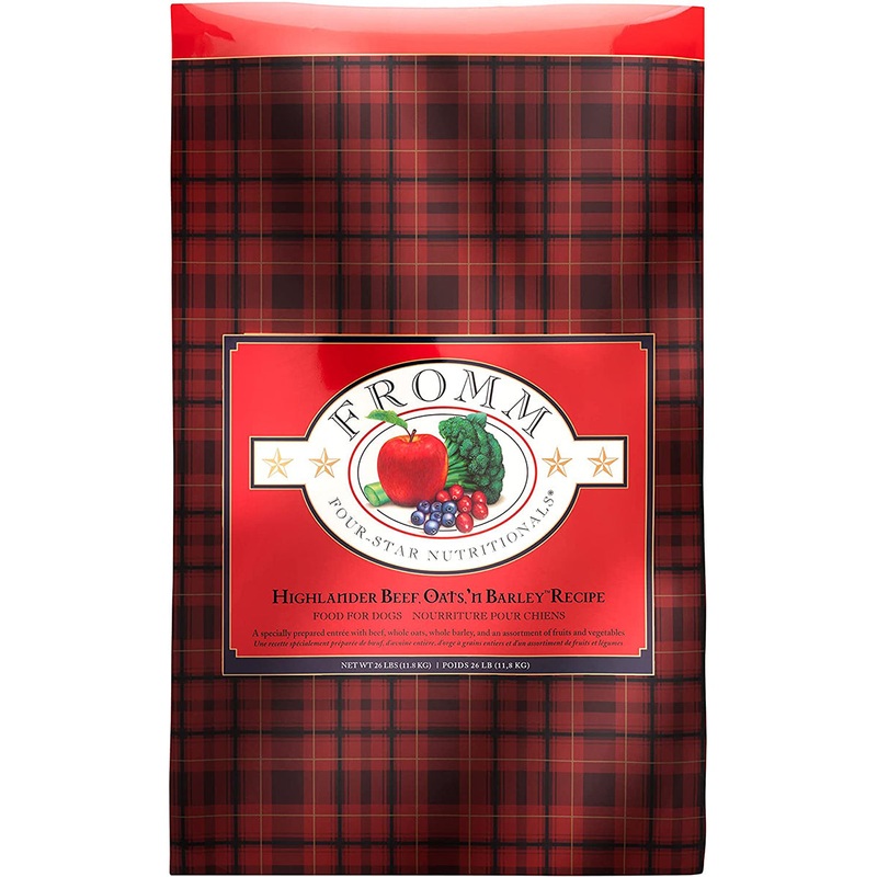 Fromm Four-Star Nutritionals Highlander Beef, Oats, ‘n Barley Recipe Dry Dog Food 26lb
