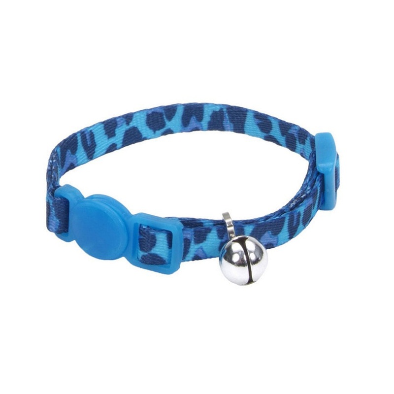 Li’l Pals Cat Collar Safety Blue Leopard