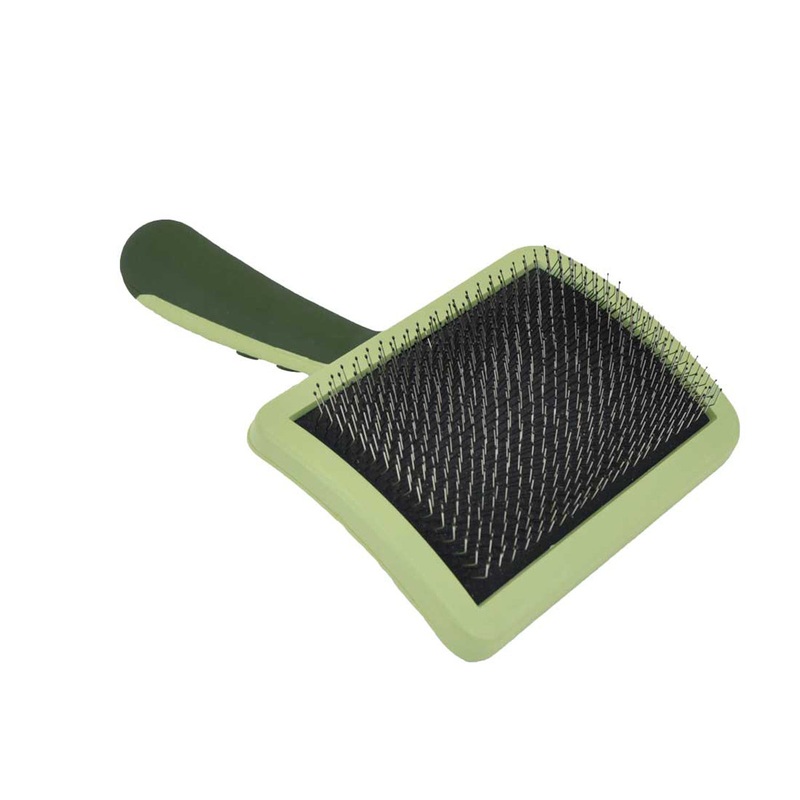 Safari Curved Firm Slicker Dog Brush Large