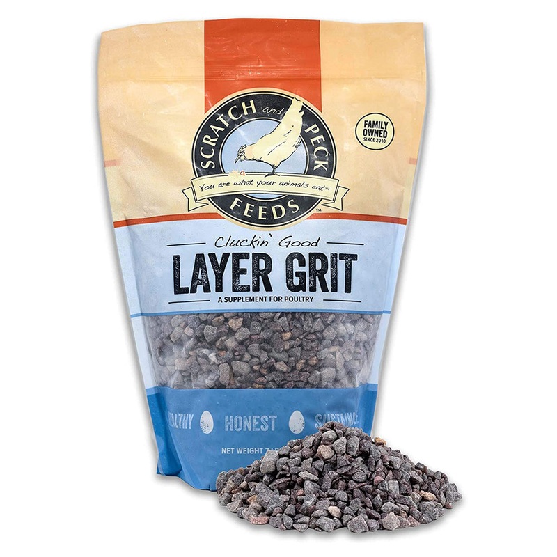 Scratch and Peck Feeds Cluckin’ Good Layer Grit Supplement for Chickens & Ducks 7lb