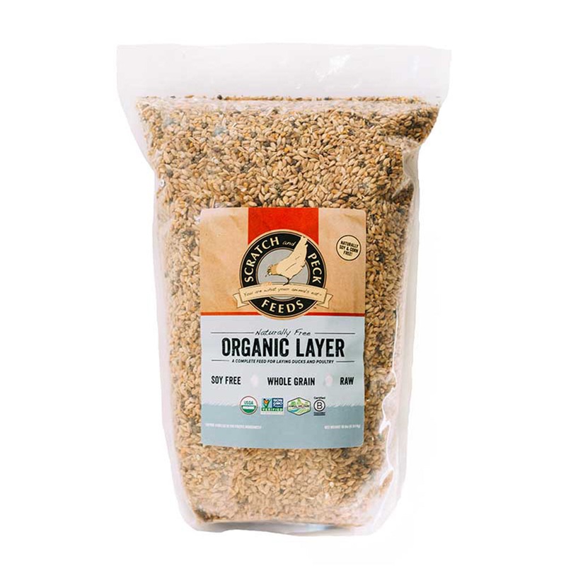 Scratch & Peck Feeds Naturally Free Organic Layer 16% Poultry Feed 10lb
