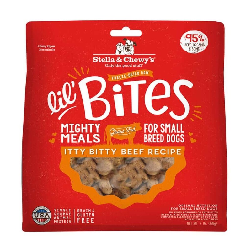 Stella & Chewy’s Itty Bitty Beef Lil Bites Raw Dog Food 7oz